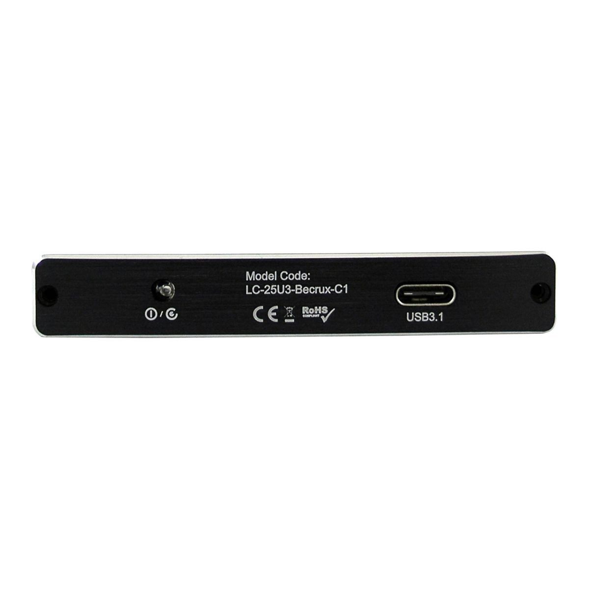 LC-Power Festplatten-Gehäuse LC-25U3-Becrux-C1 USB 3.1 Typ C / SATAIII