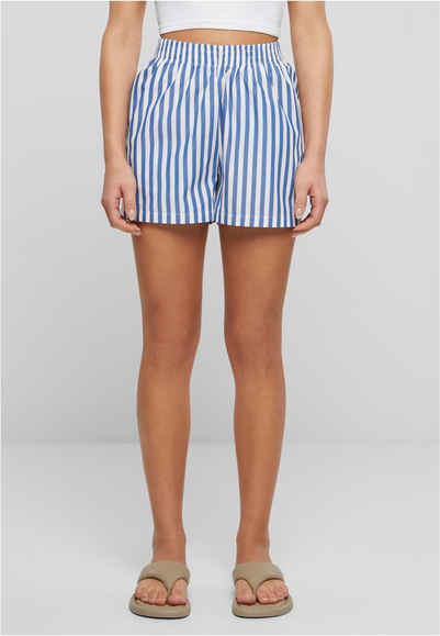 URBAN CLASSICS Shorts Ladies Striped Shorts