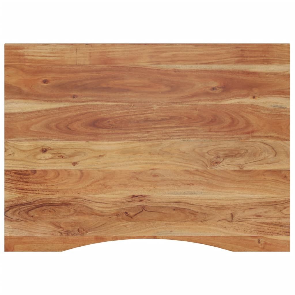 vidaXL Tischplatte Schreibtischplatte 110x80x2,5 cm Rechteckig Massivholz
