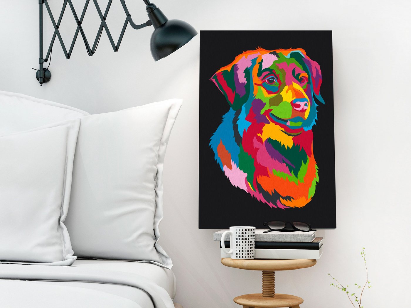 Thumbnail - Artgeist Malen nach Zahlen Colourful Dog