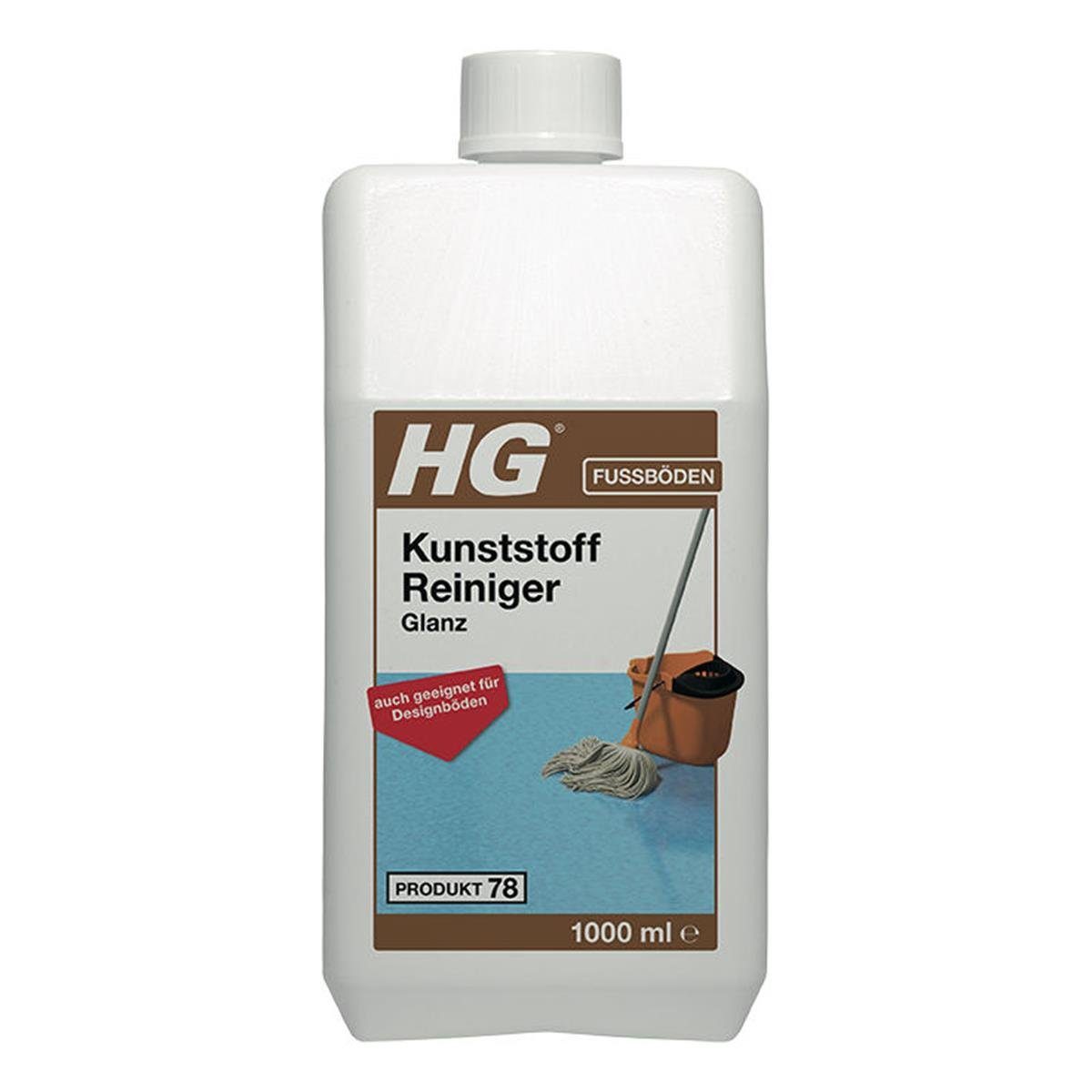 HG HG Kunststoff Reiniger Glanz 1L (Produkt 78) (1er Pack) Fussbodenreiniger