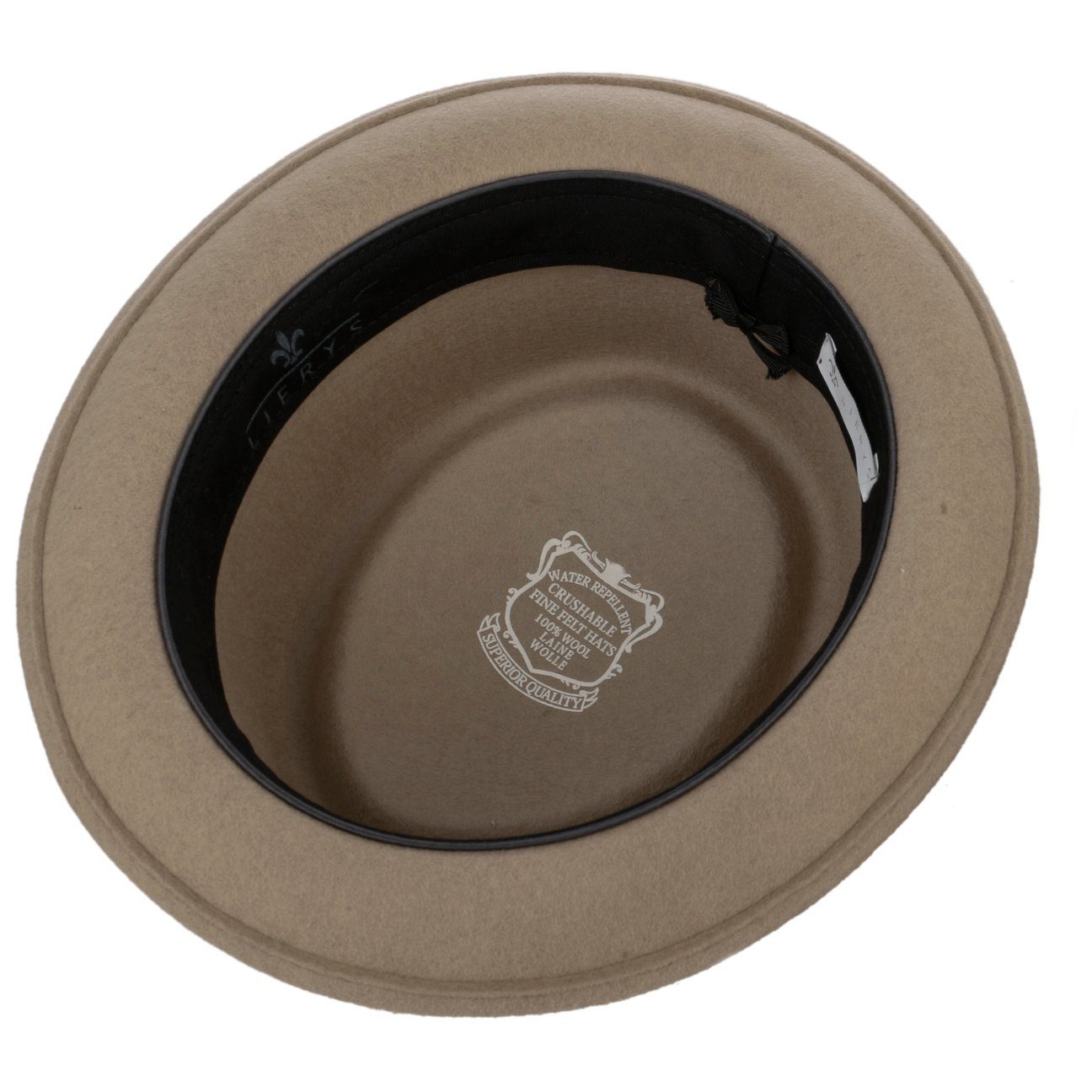 Lierys Fedora (1-St) Fedora mit Ripsband, Made in Italy