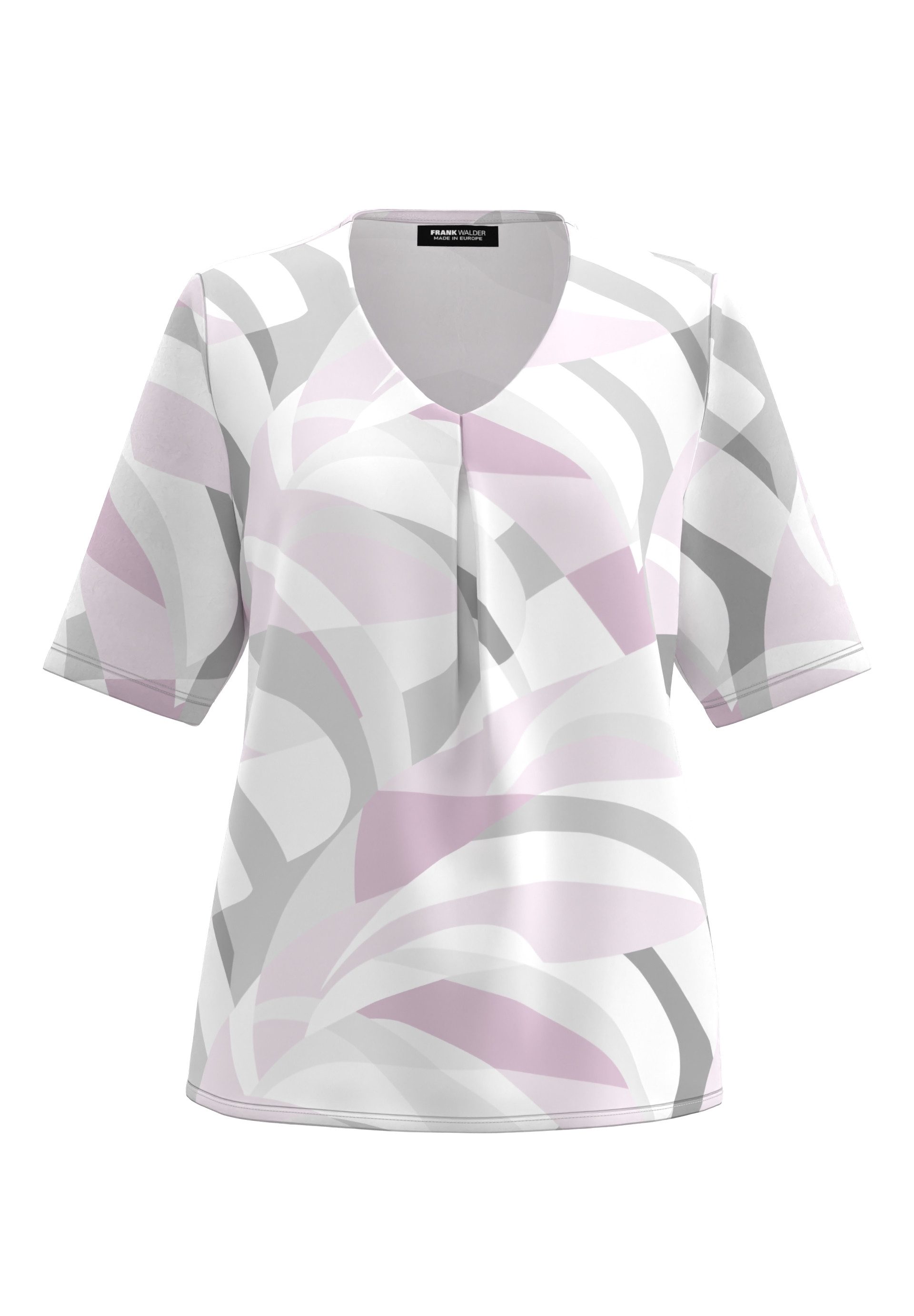 FRANK WALDER Blusenshirt mit abstraktem Design