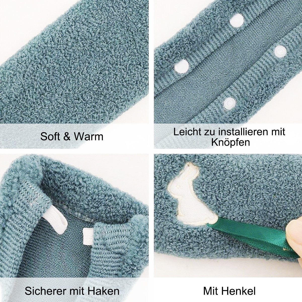 MOPUEA Soft-Toilettensitzerhöhung 6 Stück dickere Badezimmer günstig online kaufen