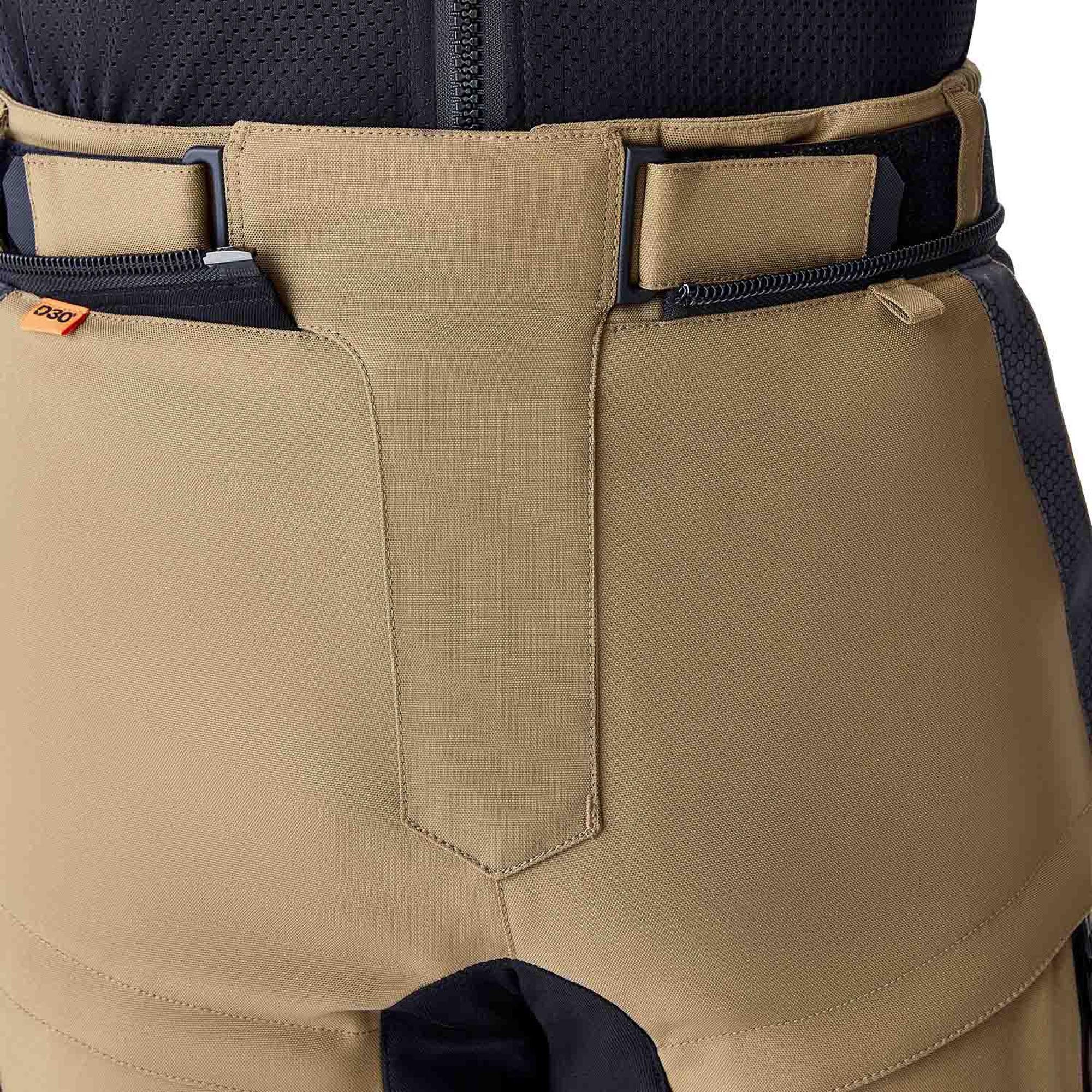 RST Motorradhose Pro Series Adventure D3O wasserdichte Motorrad Textilhose Verbindungsreißverschluss,Hüftprotektoren enthalten,Knieprotektor