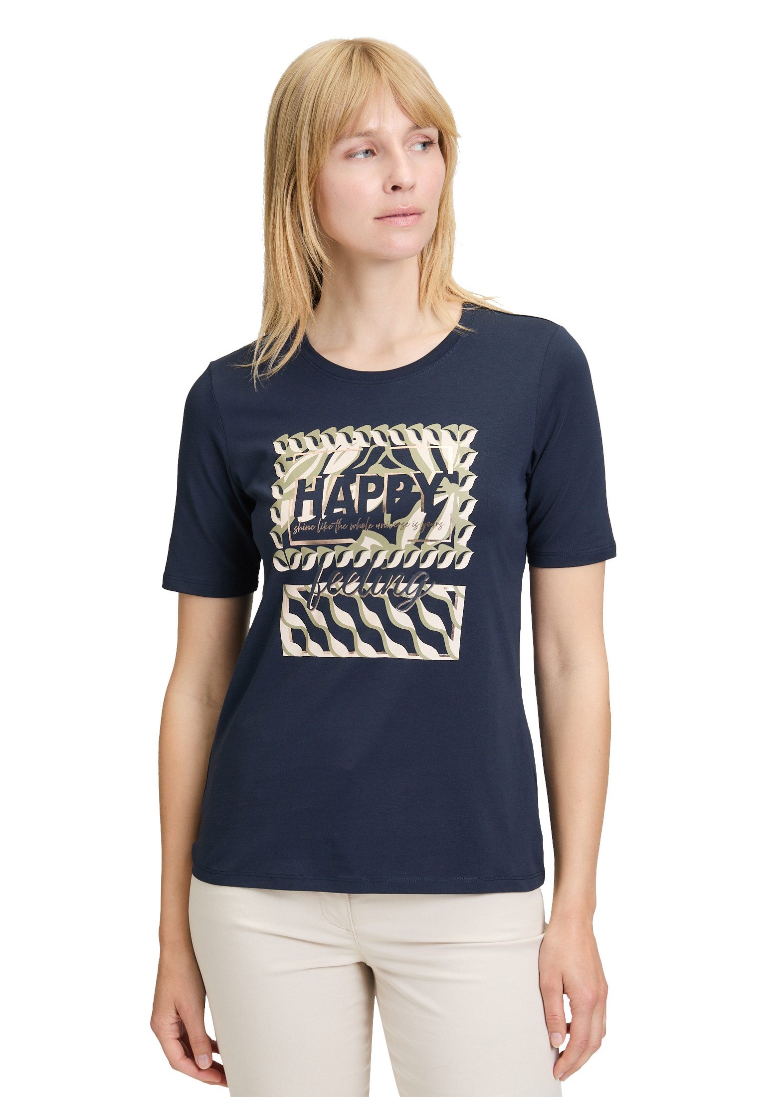 Betty Barclay Kurzarmshirt Damen mit Placement (1-tlg) günstig online kaufen