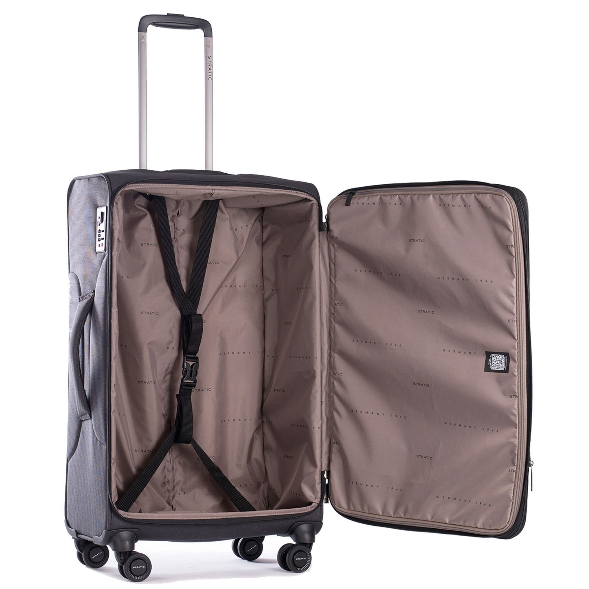 Stratic Weichgepäck-Trolley Bendigo Light +, 4 Rollen, Polyester
