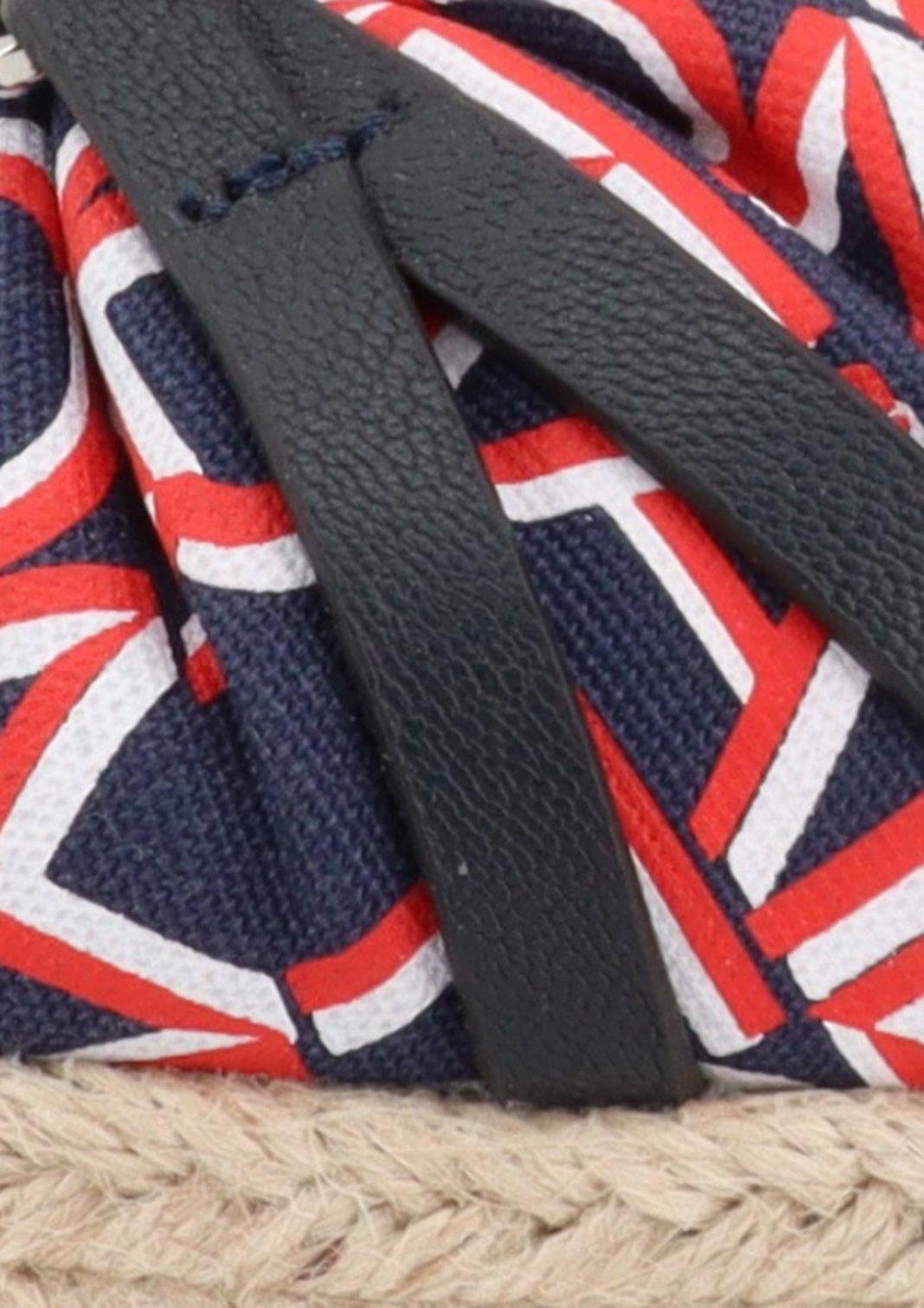 TAILOR navy-rot TOM mit High-Heel-Sandalette Bandage logobedruckter