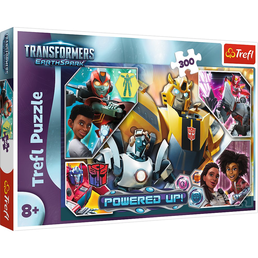 Trefl Puzzle Trefl 23024 Transformers EarthSpark Puzzle, 300 Puzzleteile, Made in Europe