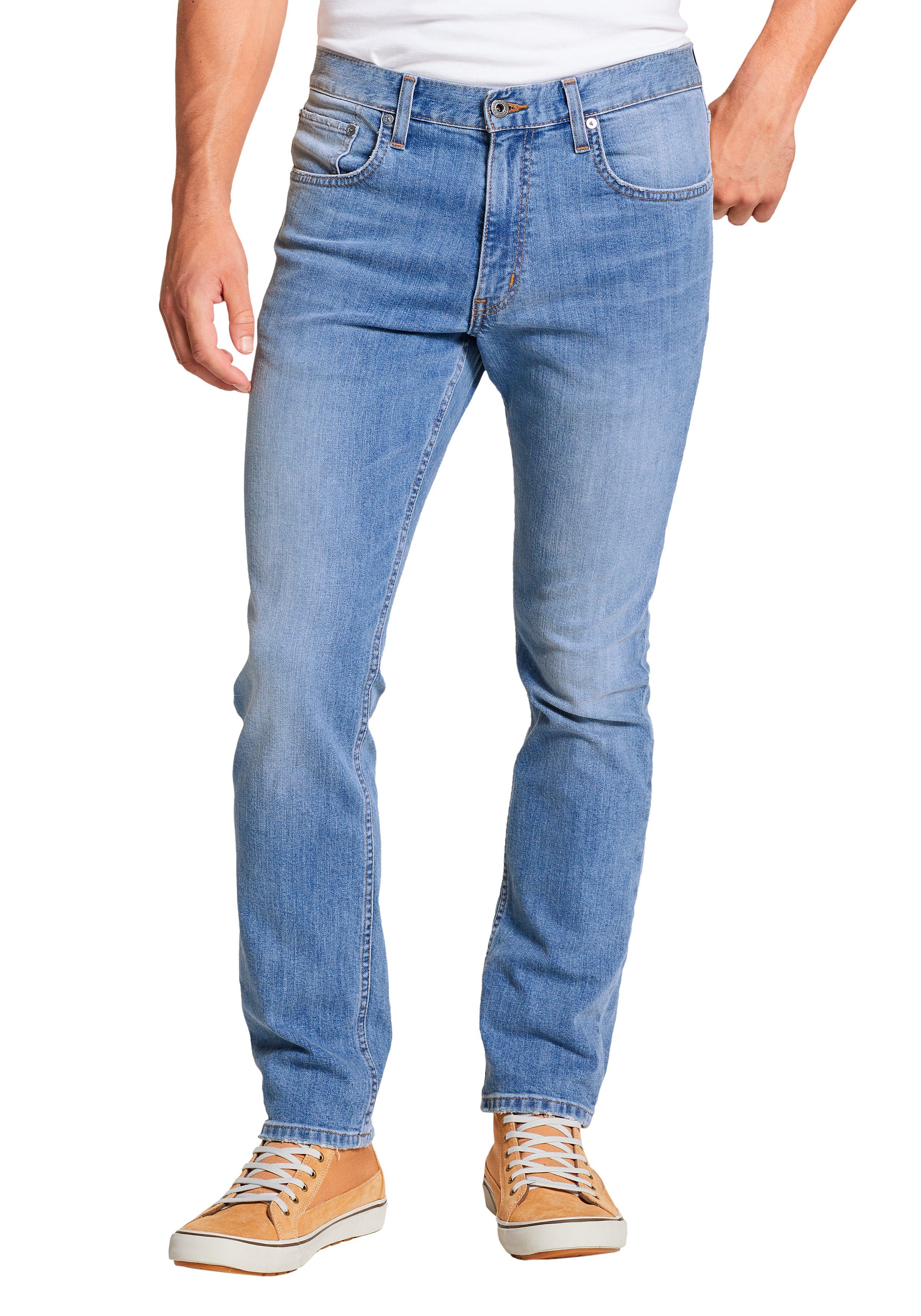 Eddie Bauer Slim-fit-Jeans Flex - Slim Fit Blue Vintage