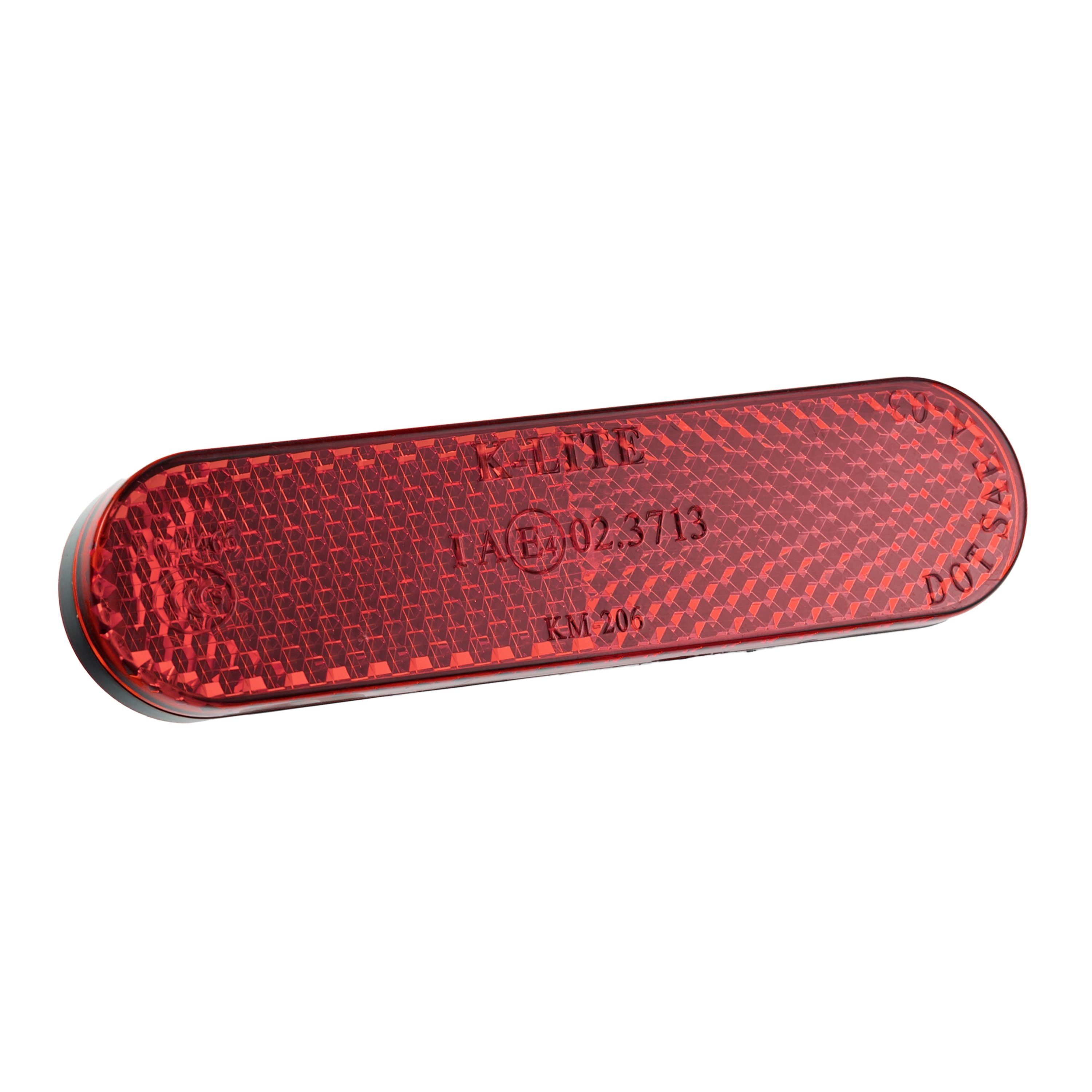 ZIEGER Katzenauge Rückstrahler Classic mit Gewindebolzen M5 rot