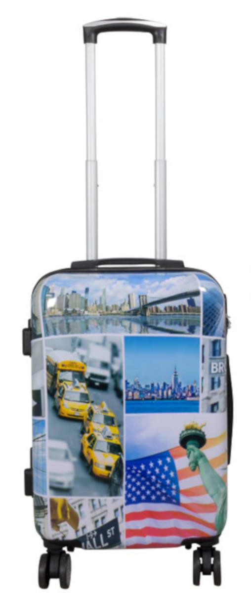 Warenhandel König Hartschalen-Trolley New York Liberty, 4 Rollen, mit Motiv günstig online kaufen