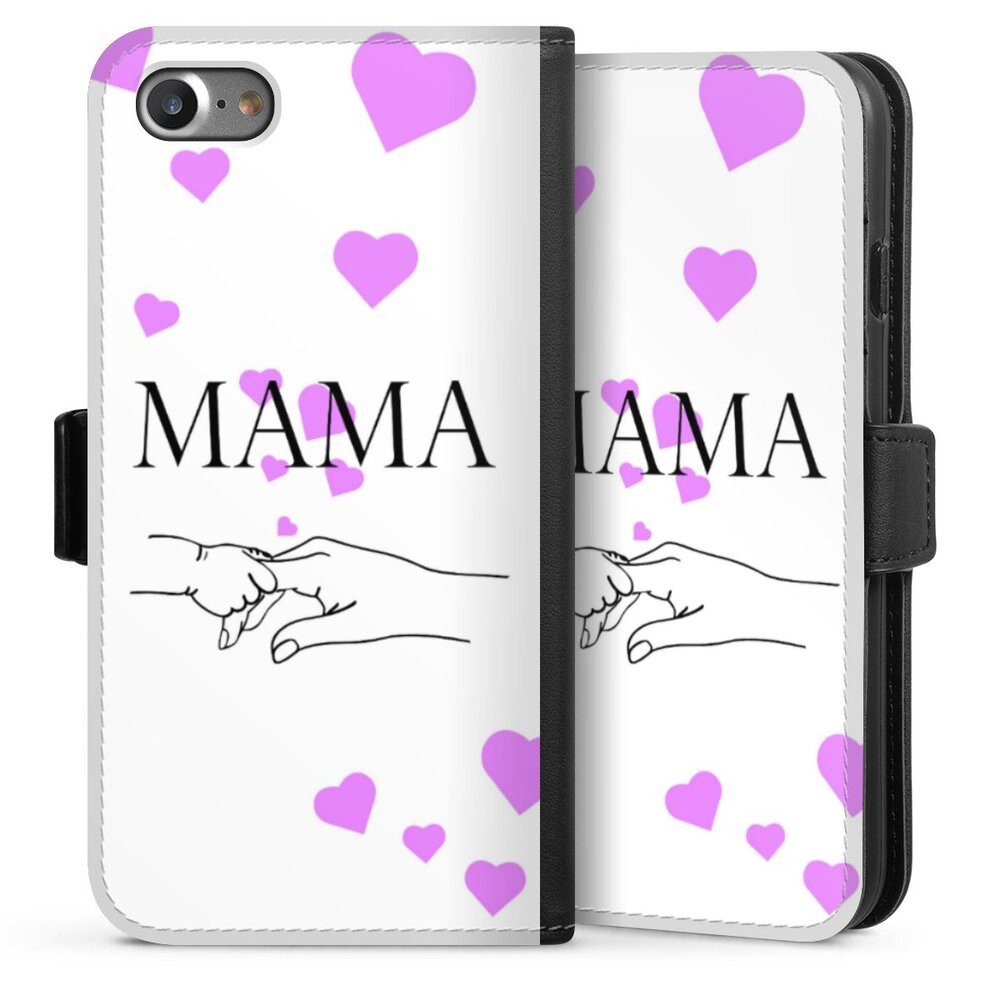 DeinDesign Handyhülle Muttertag Mama Familie Muttertag-Mama und kinder, Apple iPhone SE (2022) Hülle Handy Flip Case Wallet Cover