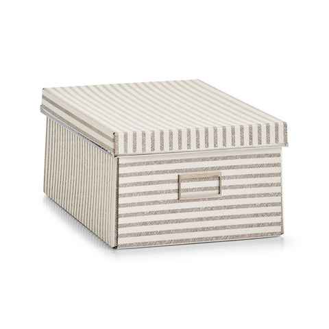 HTI-Living Aufbewahrungsbox Aufbewahrungsbox mit Deckel Stripes (1 Box mit Deckel)