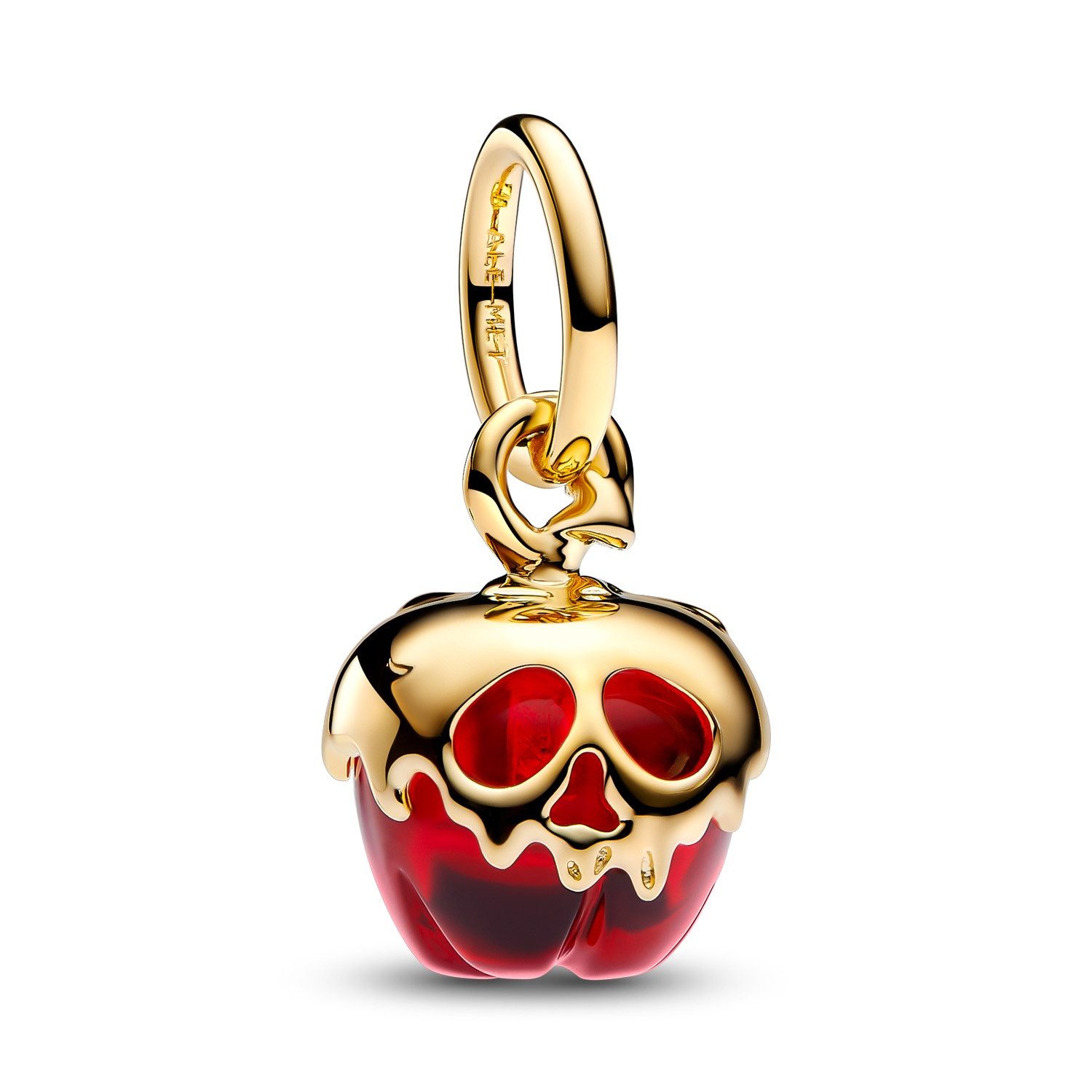 Pandora Charm-Einhänger Disney Villains Evil Queen Apfel Goldfarben