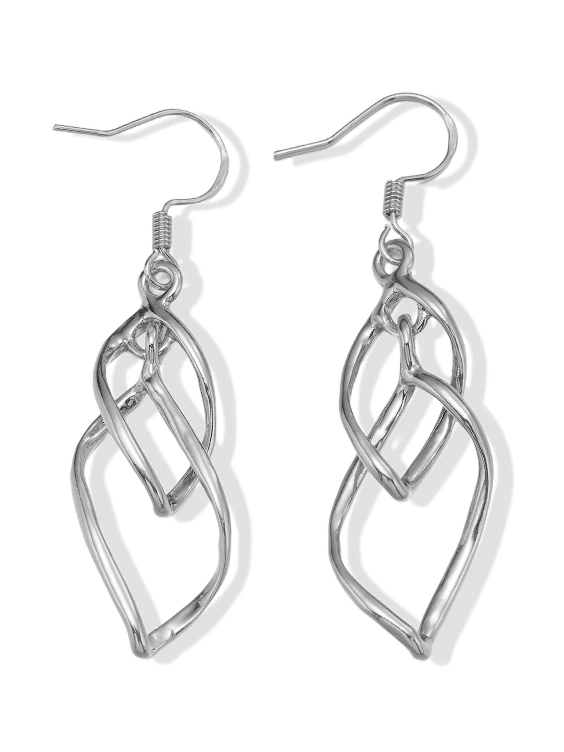 Aniston JEWELRY & WATCHES Paar Ohrhaken Schmuck Geschenk Kupfer Ohrschmuck Ohrringe Blatt, Made in Germany. € 14,99