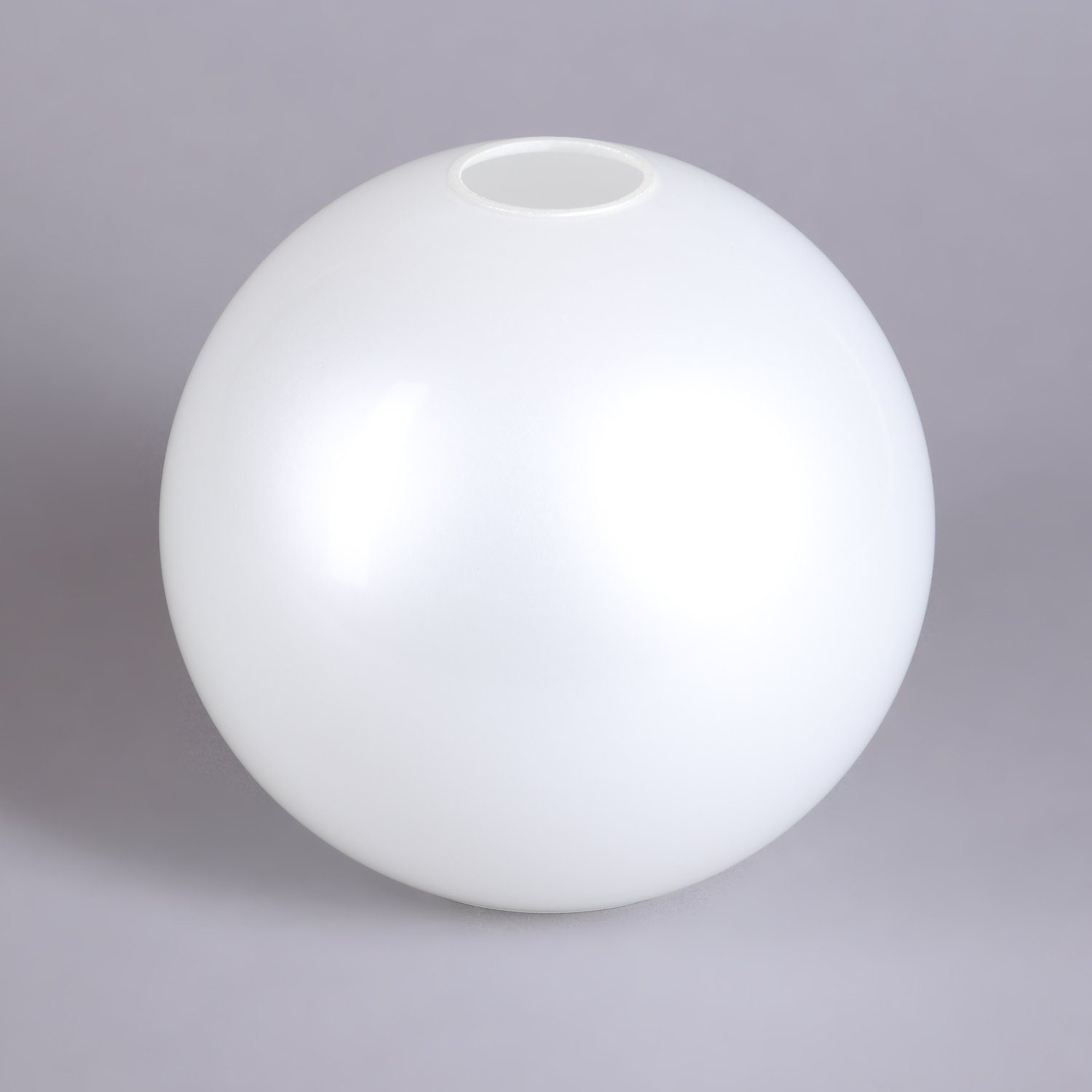 Home4Living Lampenschirm Kugelglas Ø 200mm Perlmutt Lampenglas Ersatzglas E27, Dekorativ, Perlmutt