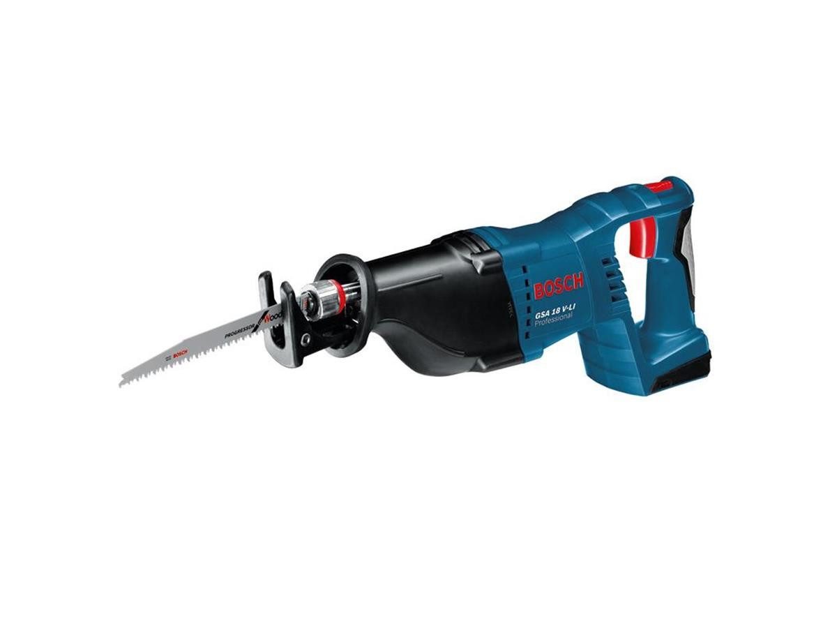 BOSCH Säbelsäge GSA 18 V-LI Solo/Karton, ohne Akkus und ohne Ladegerät