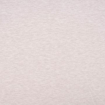 SCHÖNER LEBEN. Stoff Baumwolljersey Melange Jersey einfarbig beige meliert 1,45m Breite, allergikergeeignet