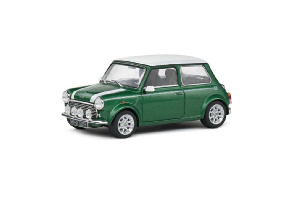 Solido Modellauto Mini Cooper Sport 1994 grün metallic, Maßstab 1:43