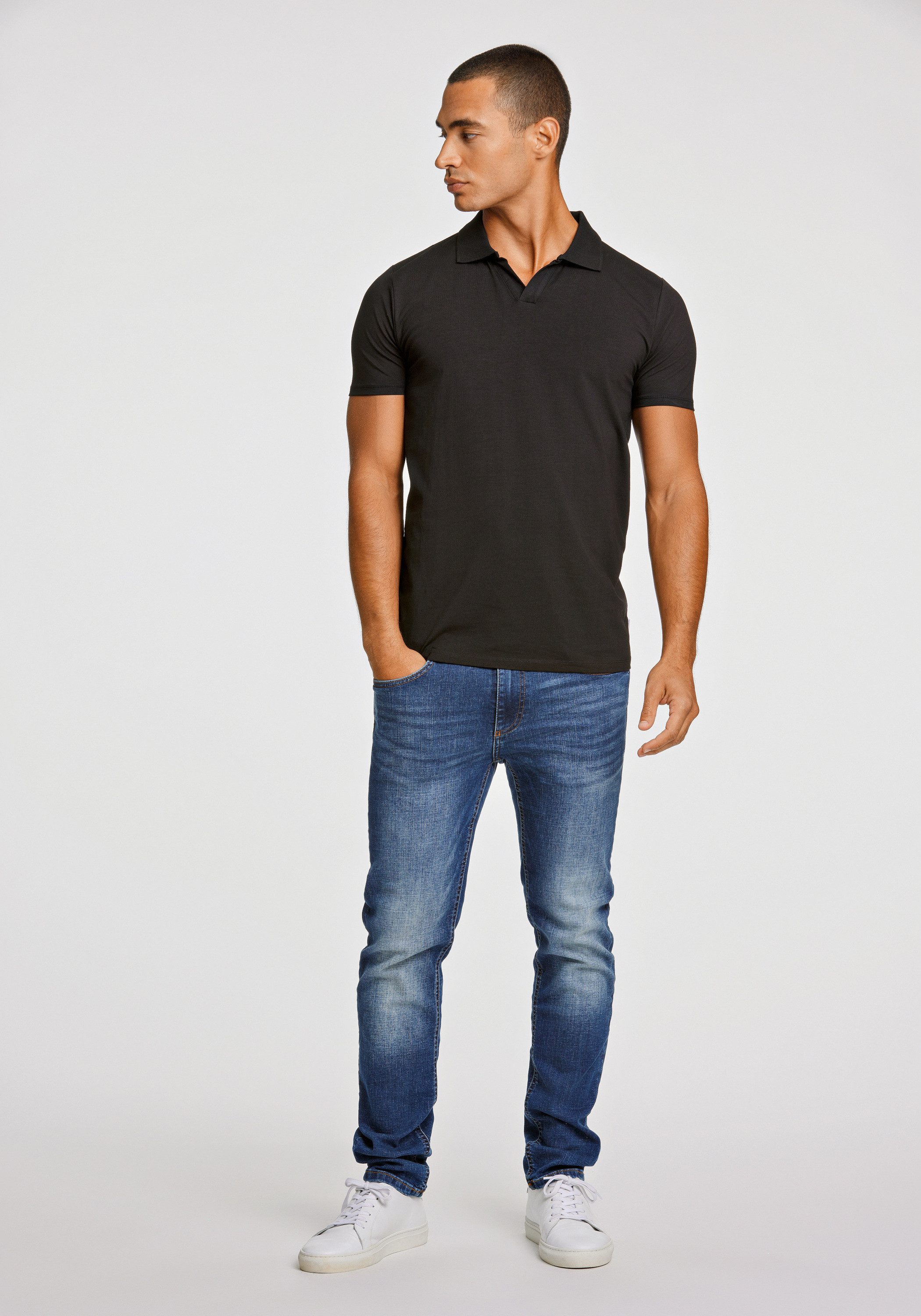 LINDBERGH Poloshirt Poloshirt Slim Fit – Bild 4 von 5