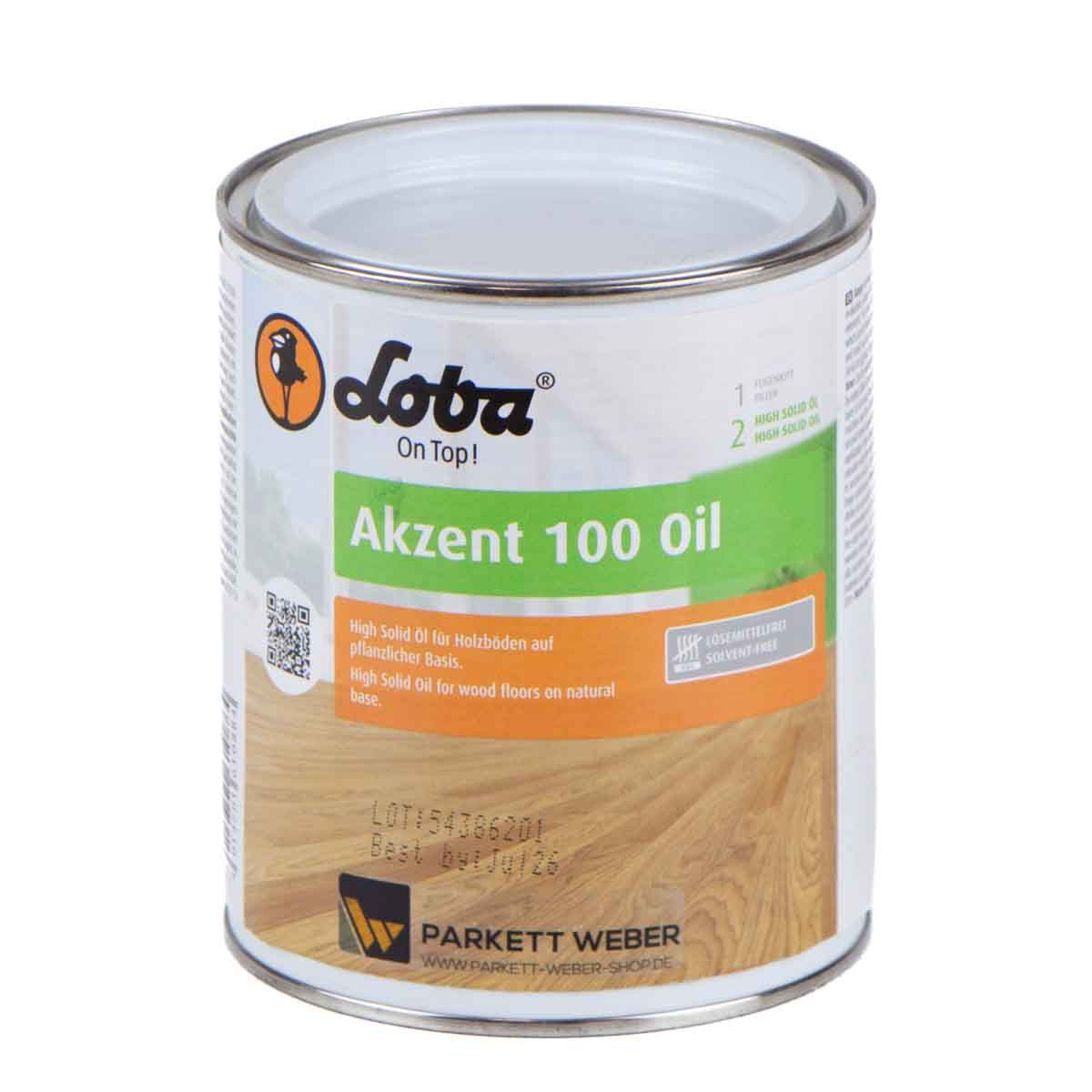 Loba Holzöl Loba Akzent 100 Oil Parkettöl 750 ml