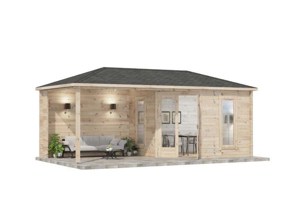 Alpholz Gartenhaus Holz 5-Eck Liwa, BxT: günstig online kaufen