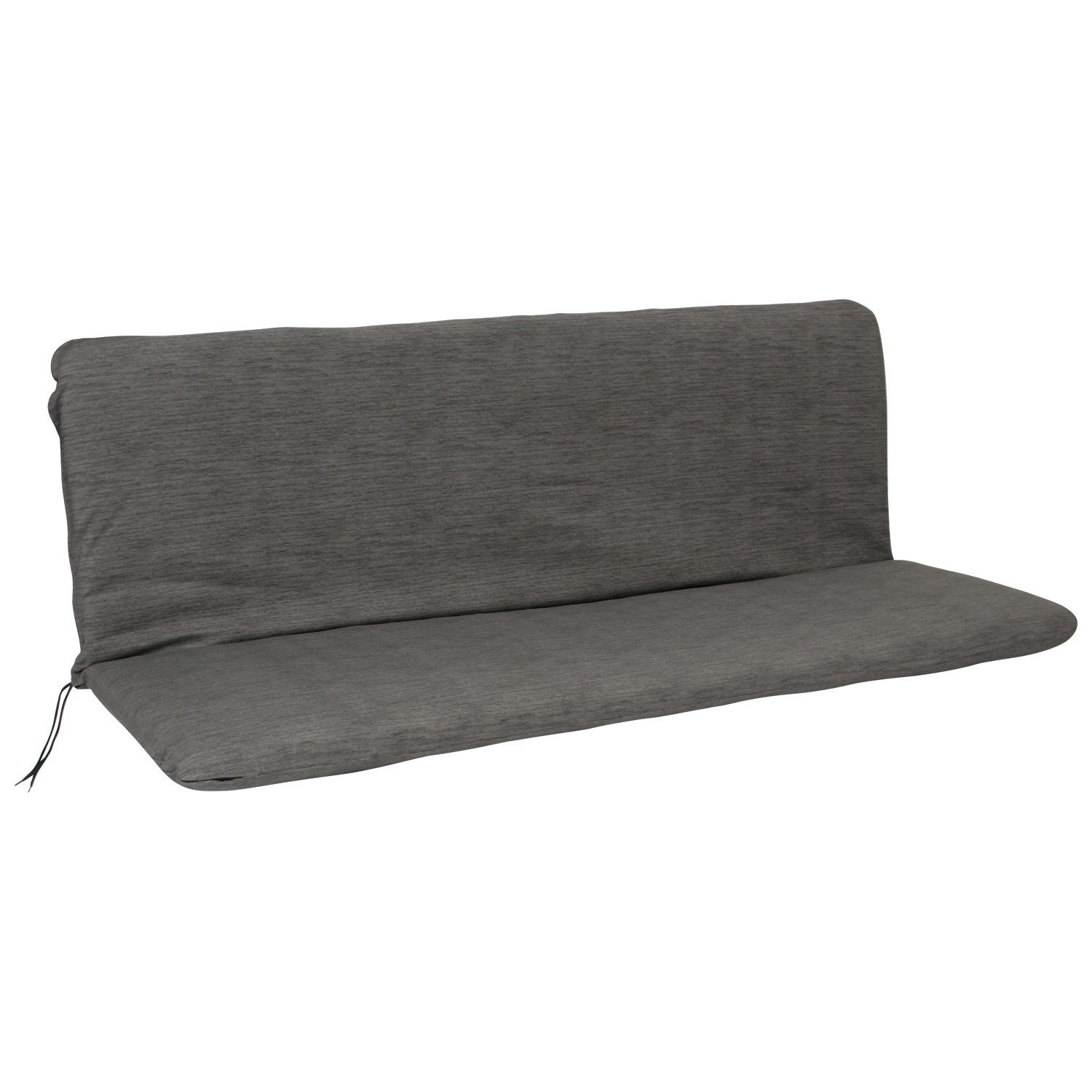 DEGAMO Bankauflage ARIZONA, (1 St), 3-sitzer 138x88cm, anthrazitfarben