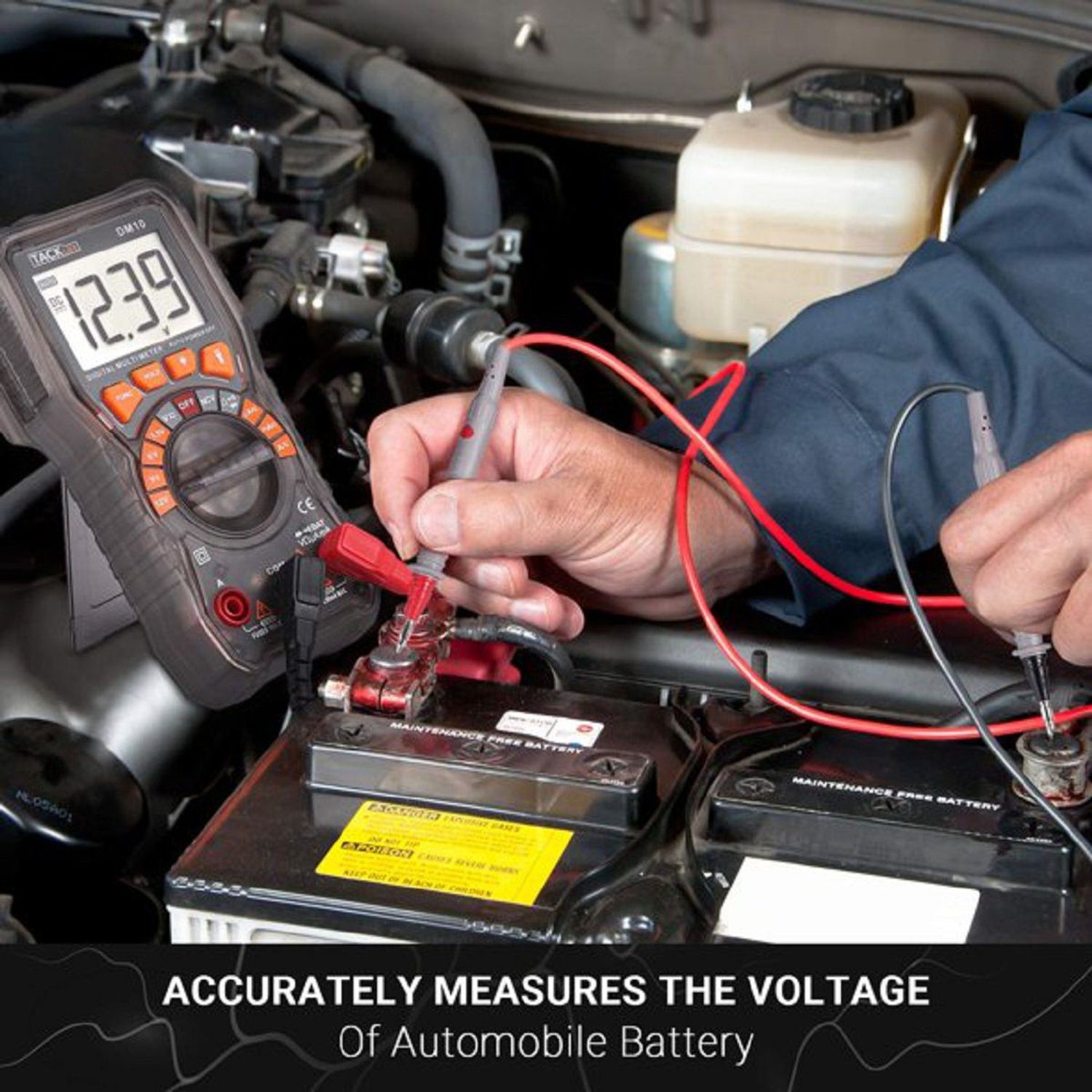 Multimeter, mit TACKLIFE Digitalmultimeter Krokodilklemme Schraubendreher