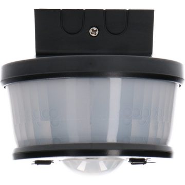 LED's light PRO Bewegungsmelder 0190101 Profi-Bewegungsmelder, schwarz 270° 3-in-1 Wand- Eck- Deckenmontage