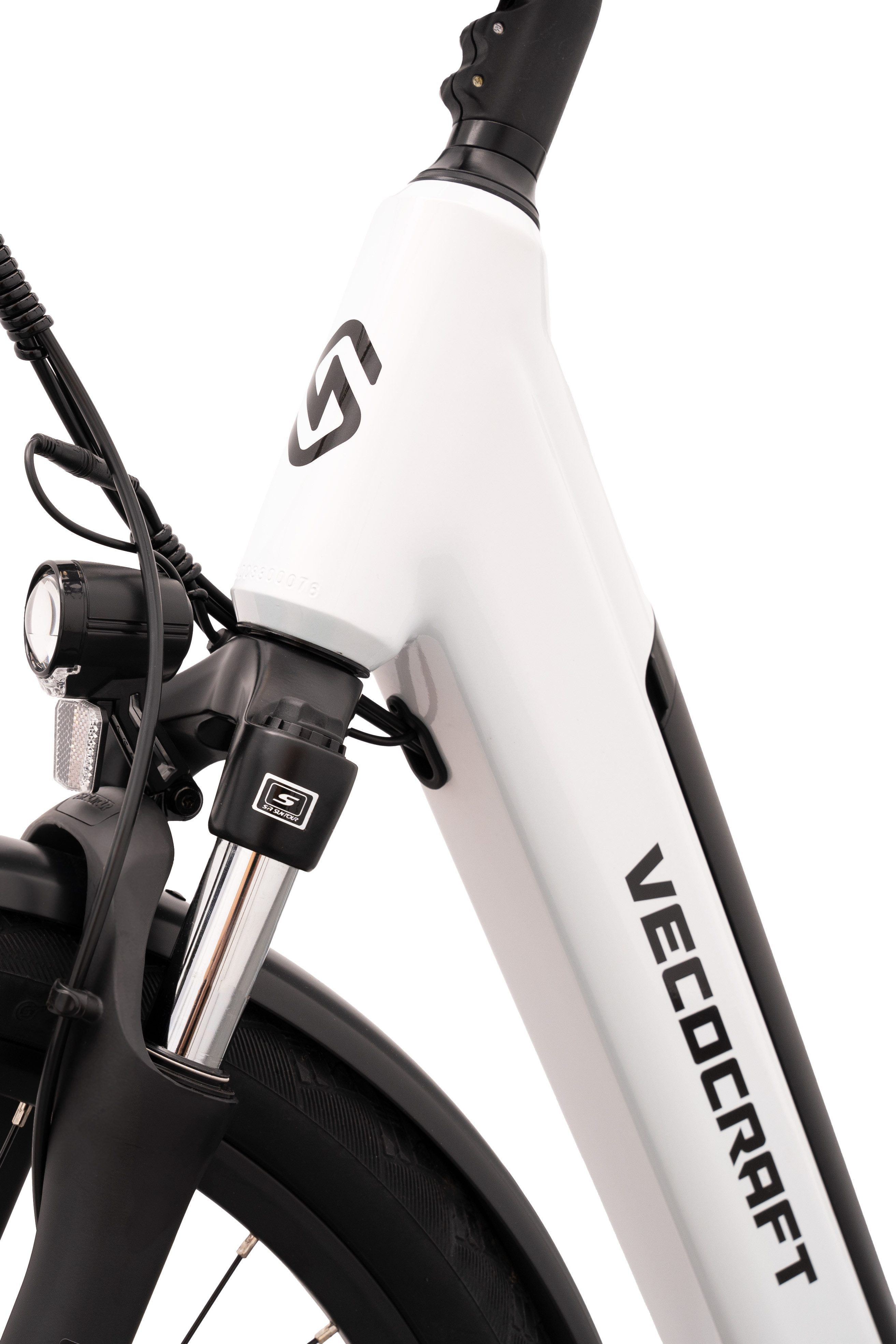 VECOCRAFT E-Bike Cityrad Trekkingrad Pedelec 28’’ 48V 12Ah Akku bis zu 120km Trekkingrad IRIS, 7 Gang, Mittelmotor, 576 Wh, E-Citybike Elektrofahrrad für Damen u. Herren