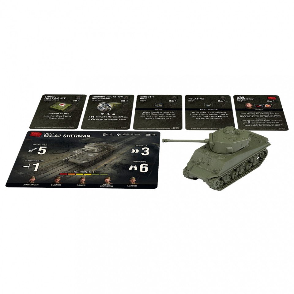 Galeforce Nine Spiel, World of Tanks - Wave 11 - Soviet (Lozas M4-A2 Sherman)