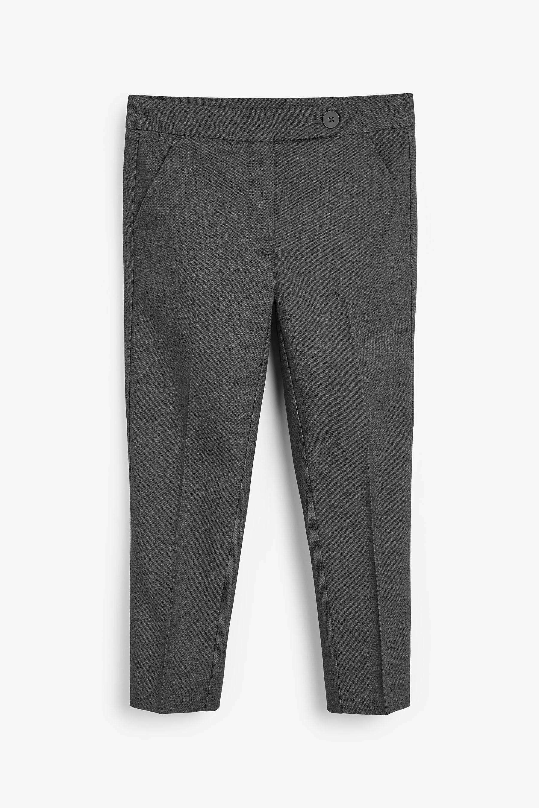 Next Stretch-Hose Hose ohne Bundfalte (1-tlg) Grey