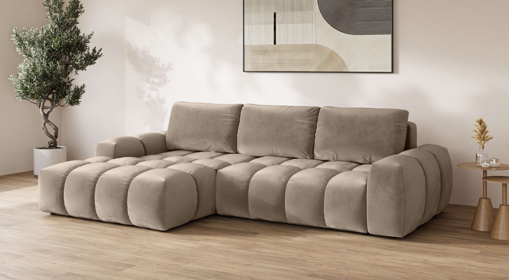 INOSIGN Ecksofa AZITA klein optionale Schlafsofa günstig online kaufen