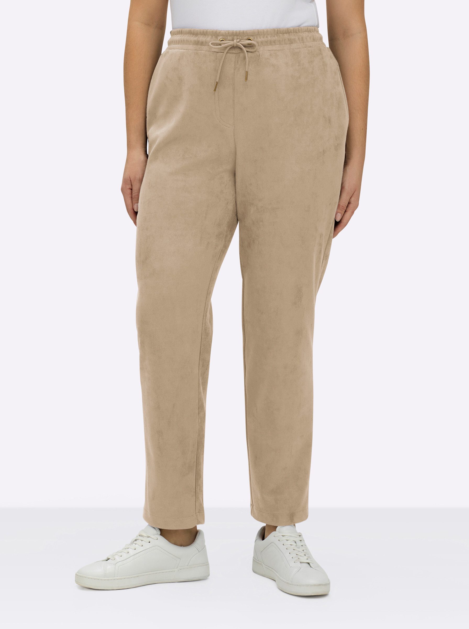 Sheego Jerseyhose Schlupfhose Innenbeinlänge ca. 76 günstig online kaufen