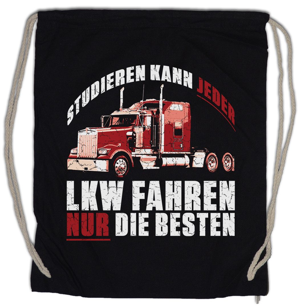 Turnbeutel Studieren Kann Jeder LKW Fahren Turnbeutel Truck Brummi Beruf Fahrer