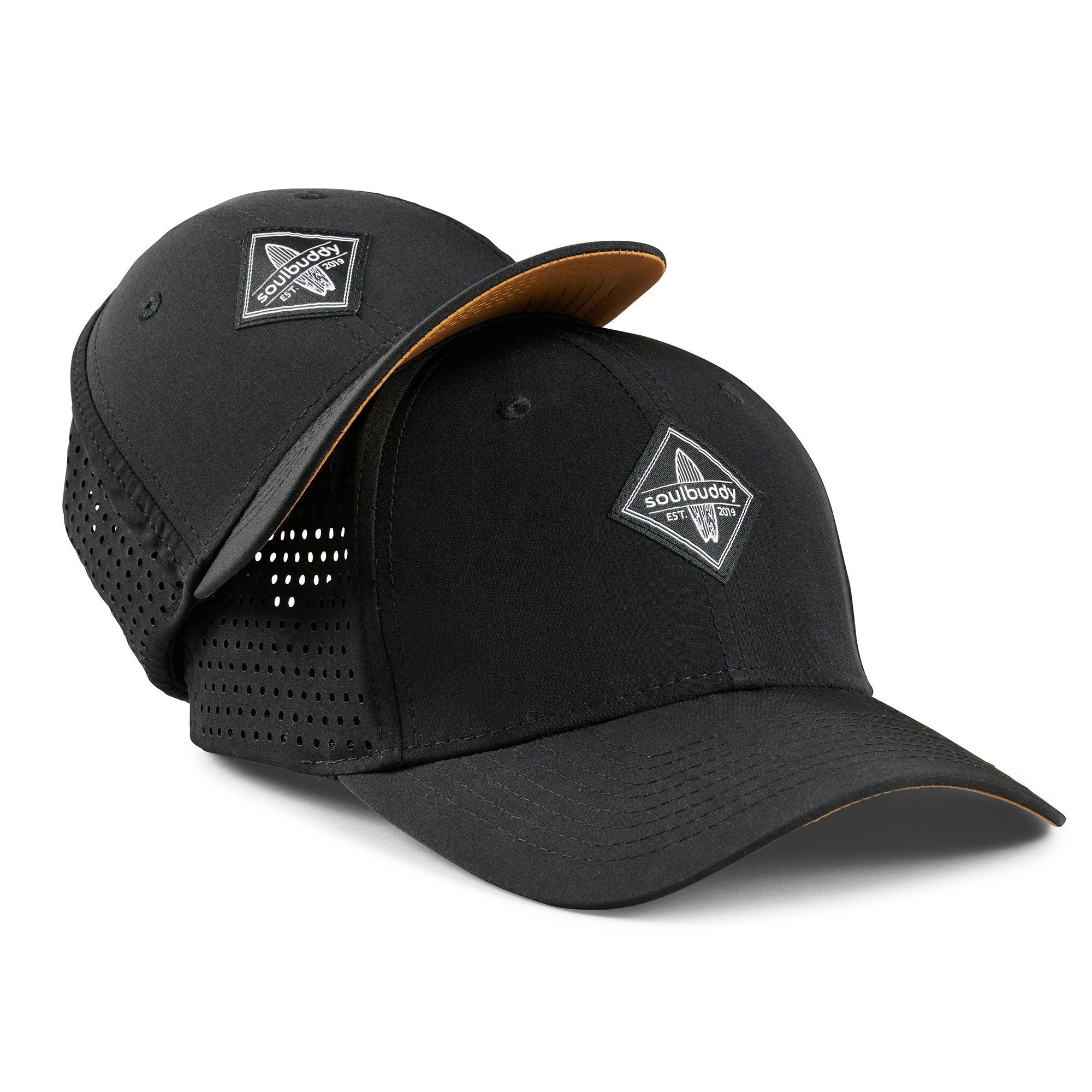 Soulbuddy Baseball Cap 2er-Set Partnerlook Familie, Sport Cap Herren Damen, Geschenk Vatertag (Set besteht aus 1x Eltern Cap & 1x Kids Cap, Leicht & Atmungsaktiv)