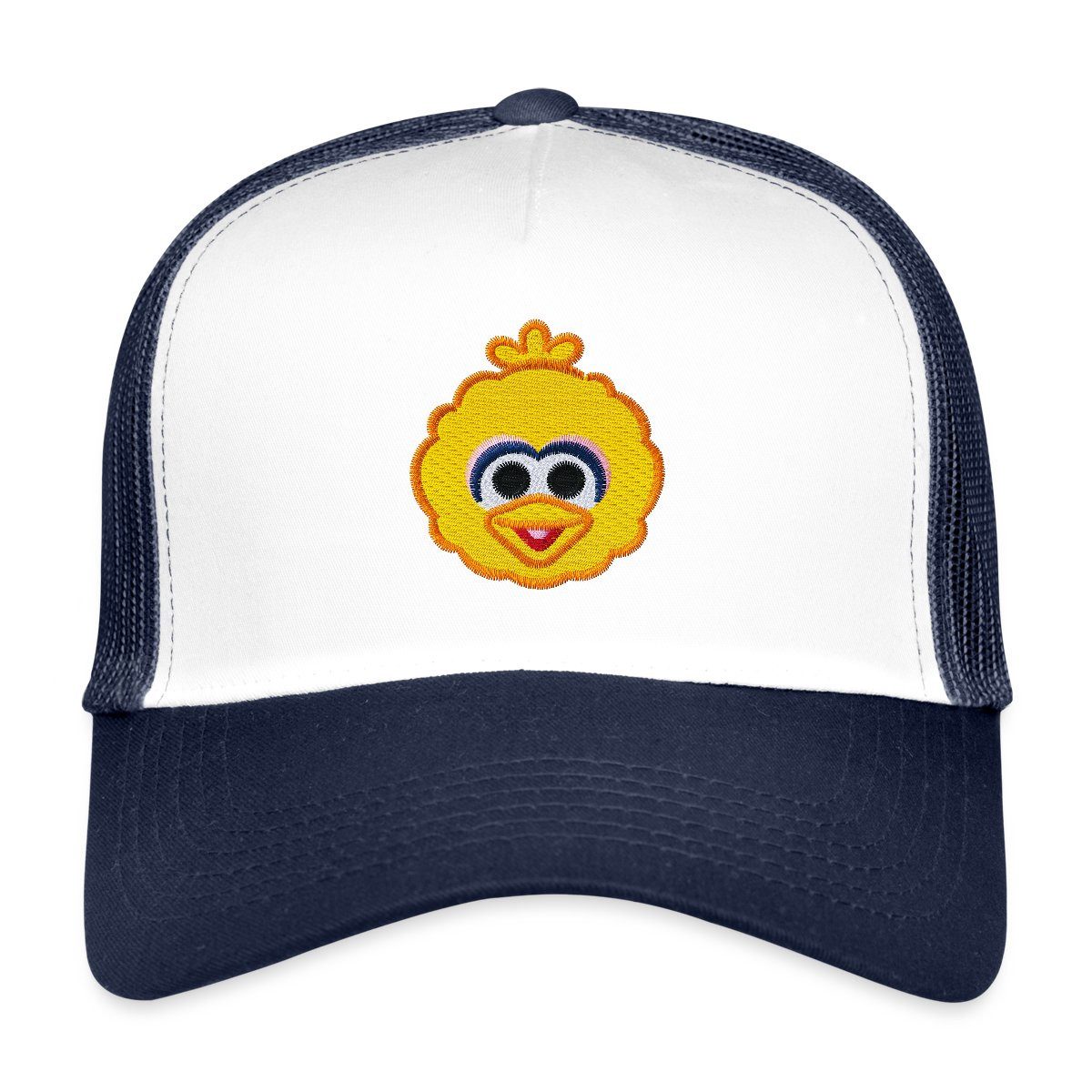 Spreadshirt Trucker Cap Sesamstraße Bibo Als Stickmotiv Trucker Cap (1-St)