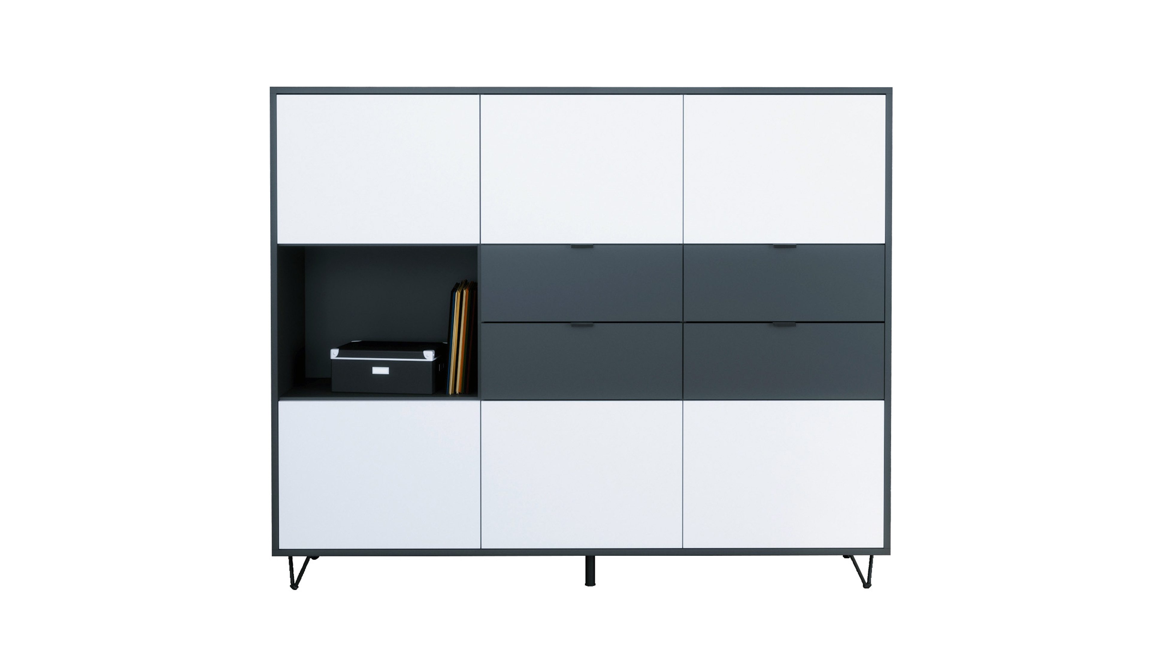 Vladon Highboard Marino (Highboard mit 6 günstig online kaufen