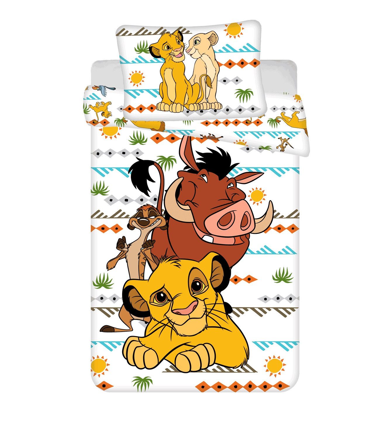 Disney The Lion King Bettwäsche Design Kuschelige Bettwäsche Baumwolle, 140 günstig online kaufen