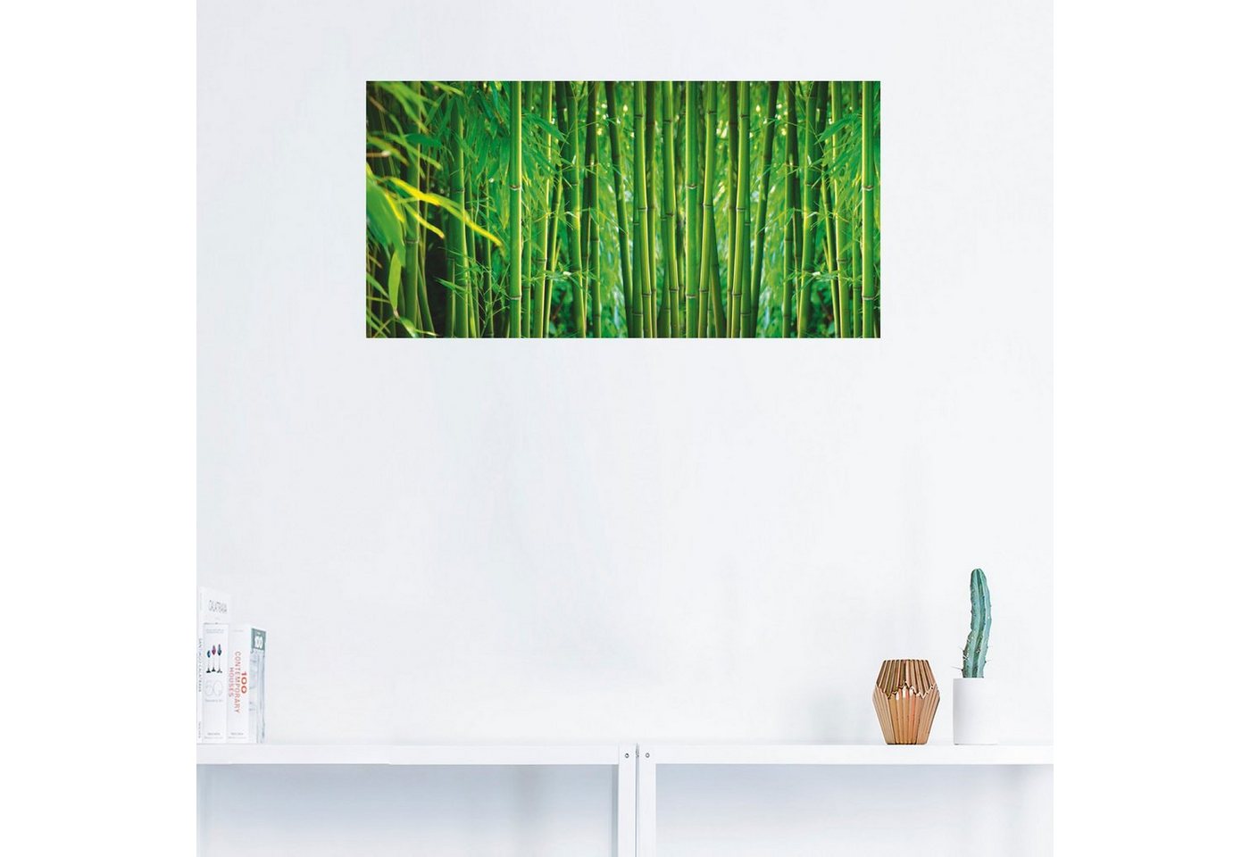 Artland Wandbild »Bambus II«, Gräser (1 Stück), in vielen Größen & Produktarten -Leinwandbild, Poster, Wandaufkleber / Wandtattoo auch für Badezimmer geeignet-HomeTrends