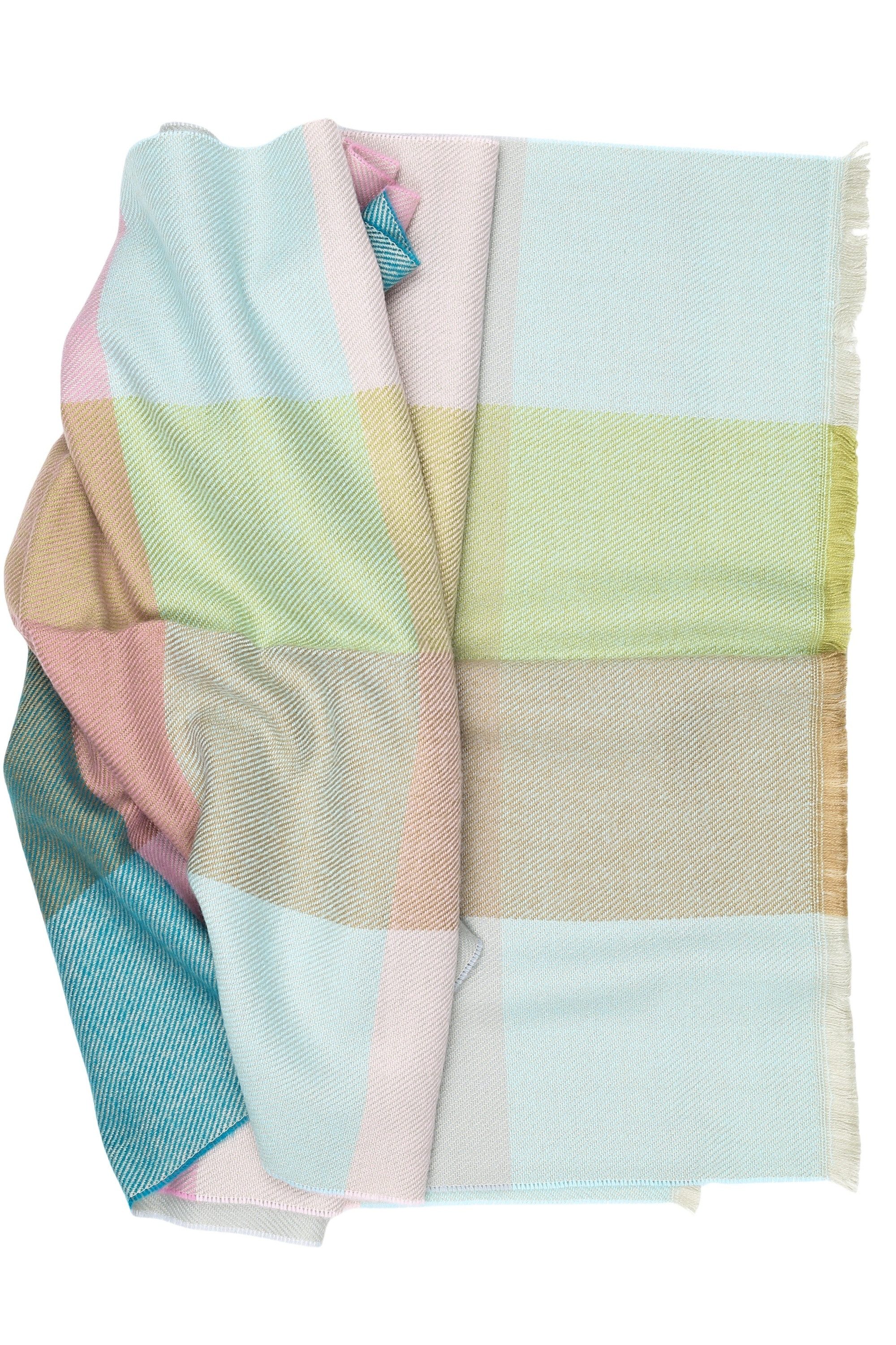 COLLEZIONE ALESSANDRO Wollschal Block, (1-St), Made in Italy, kuschelweich und groß