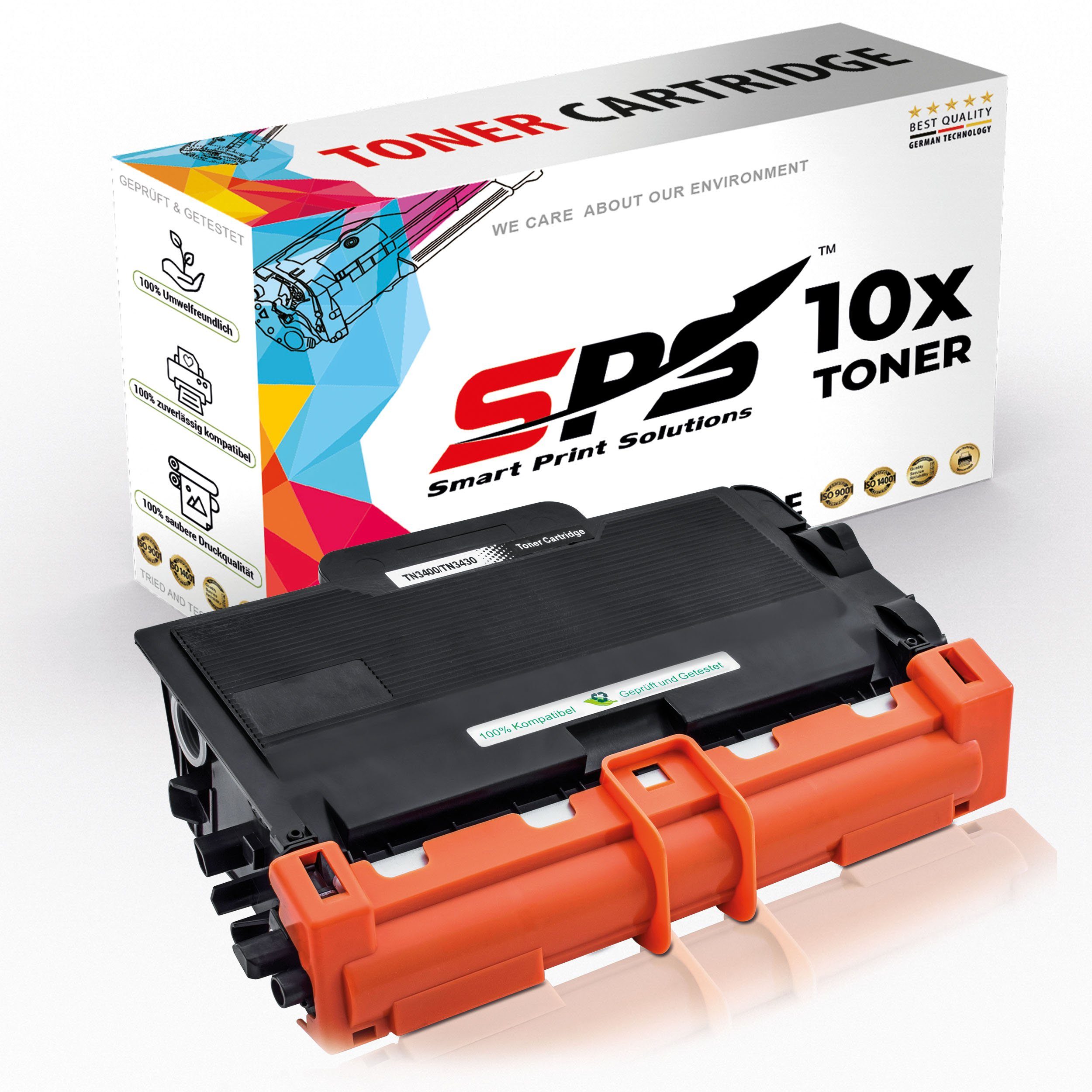 SPS Tonerkartusche Kompatibel für Brother HL-L6300DWT TN-3430, (10er Pack)