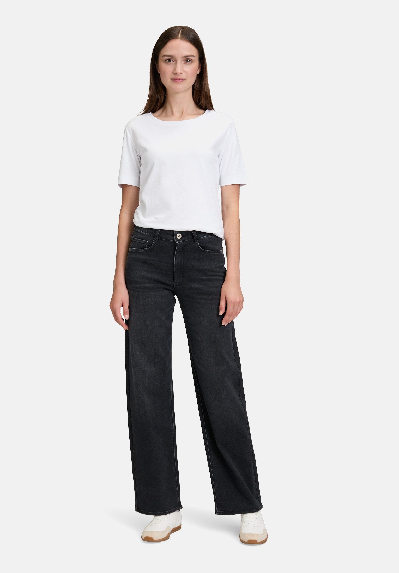 Betty&Co High-waist-Jeans Damen mit weitem Bein
