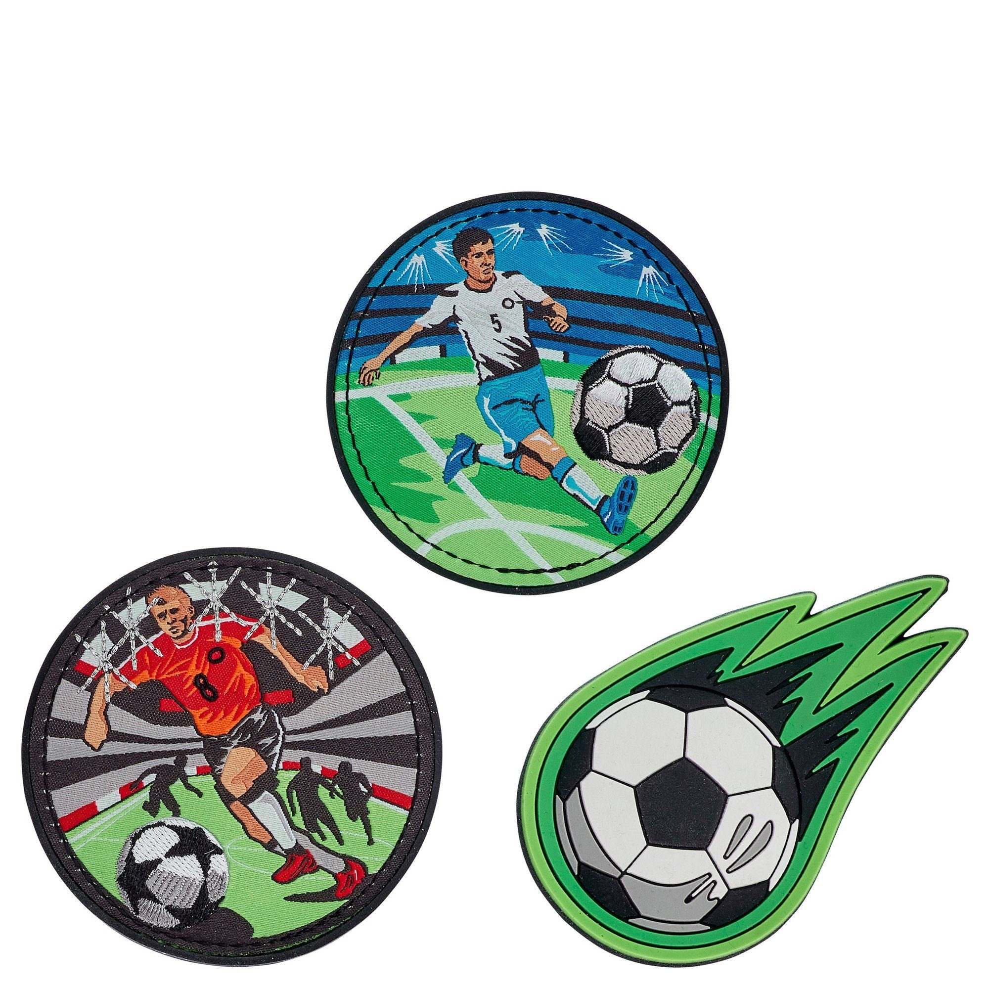 Green Ergoflex- DerDieDas® Schulranzen Set 5tlg. Soccer Schulranzen