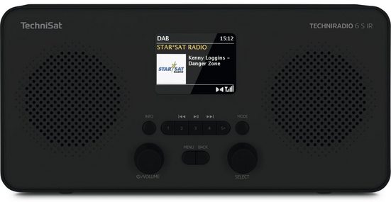 TechniSat »TECHNIRADIO 6 S IR« Internet-Radio (Digitalradio (DAB), Internetradio, UKW, 6,00 W, Bluetooth, Snooze- und Sleep-Funktion, Netz- und Akkubetrieb)
