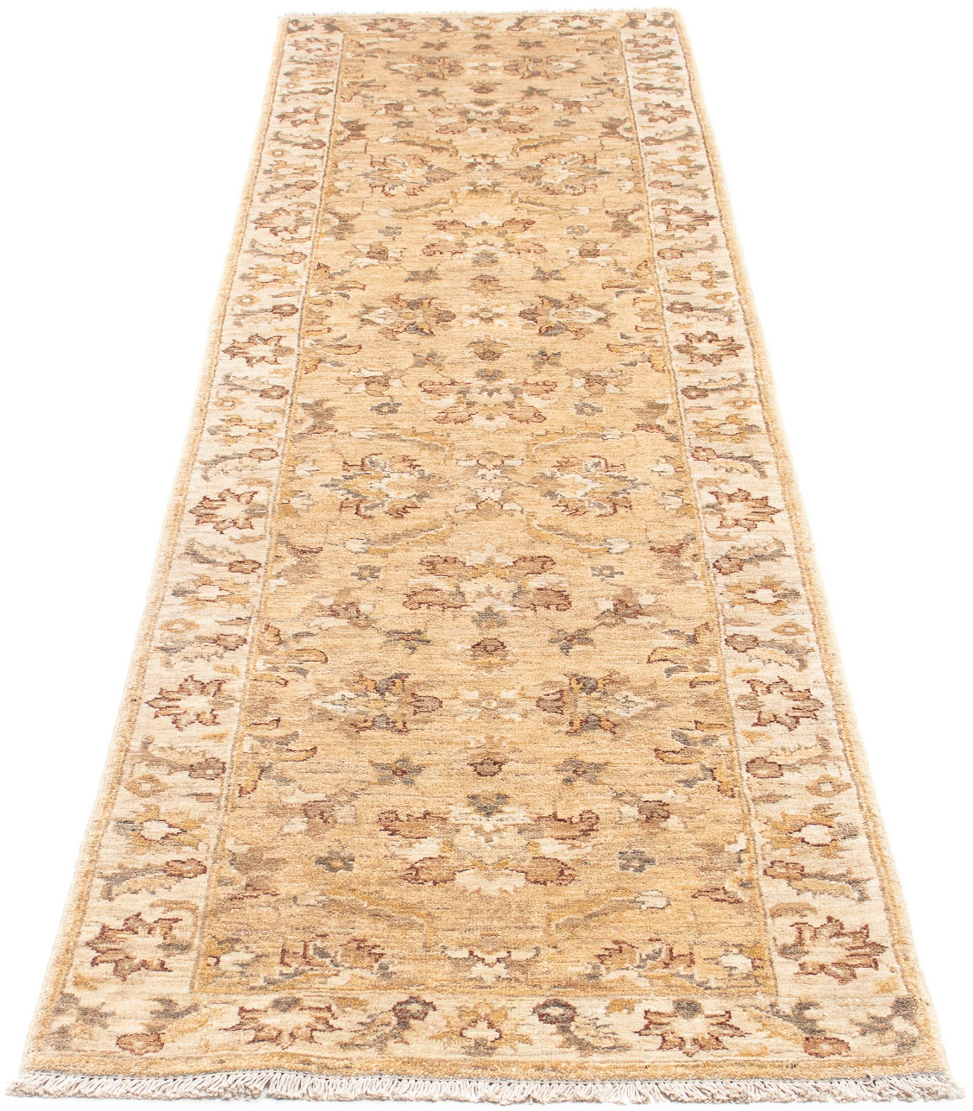 Orientteppich Ziegler - 287 x 71 cm - beige, morgenland, rechteckig, Höhe: 6 mm, Wohnzimmer, Handgeknüpft, Einzelstück mit Zertifikat