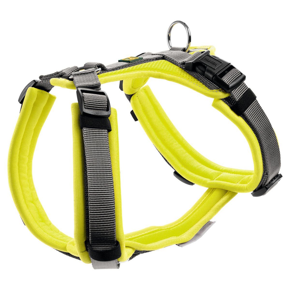 Hunde-Geschirr Geschirr Maldon limette/grau