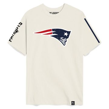 Recovered Print-Shirt Re:Covered NFL New England Patriots ecru