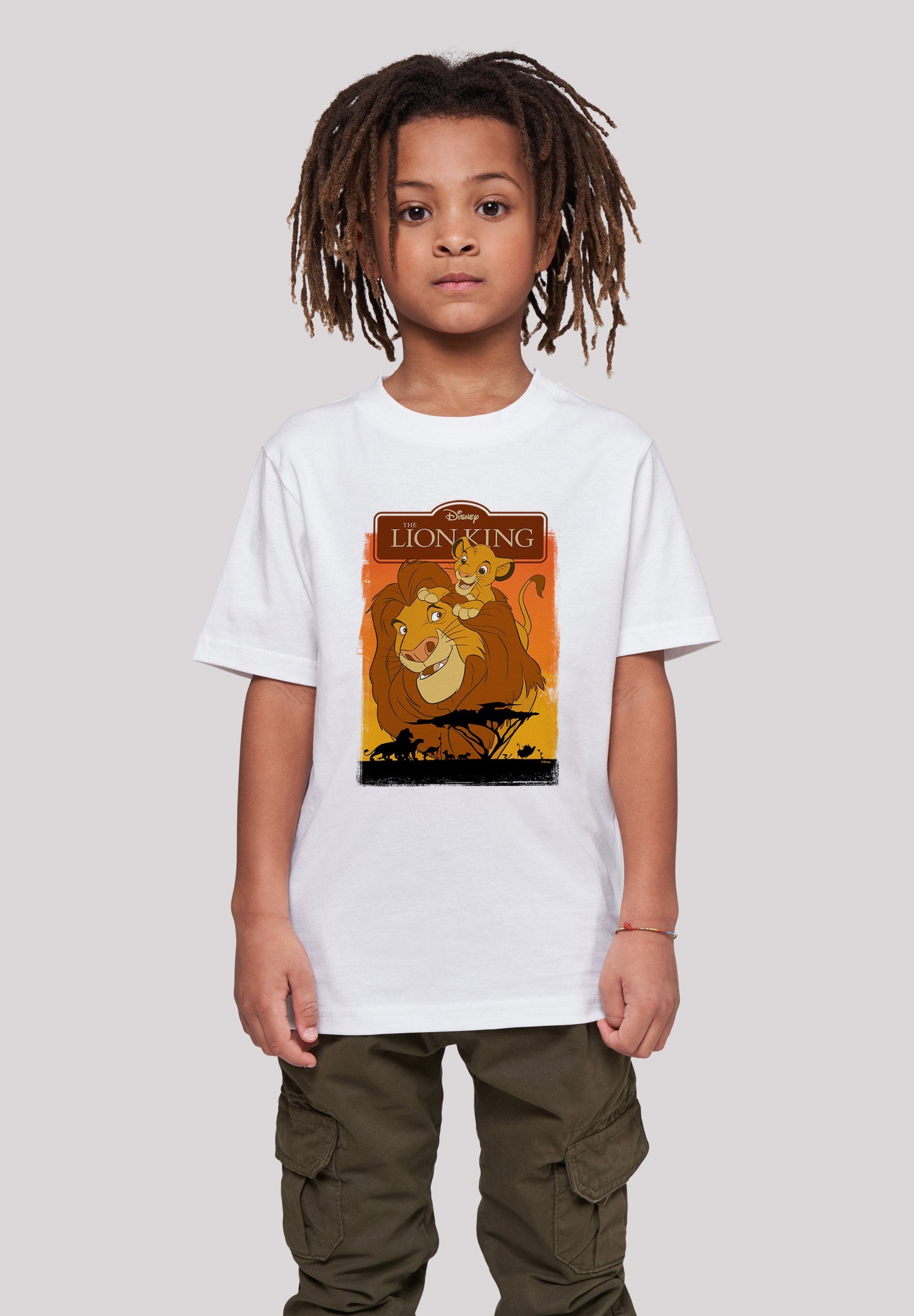 Kinder Kids (Gr. 92 -146) F4NT4STIC T-Shirt Disney König der Löwen Simba und Mufasa